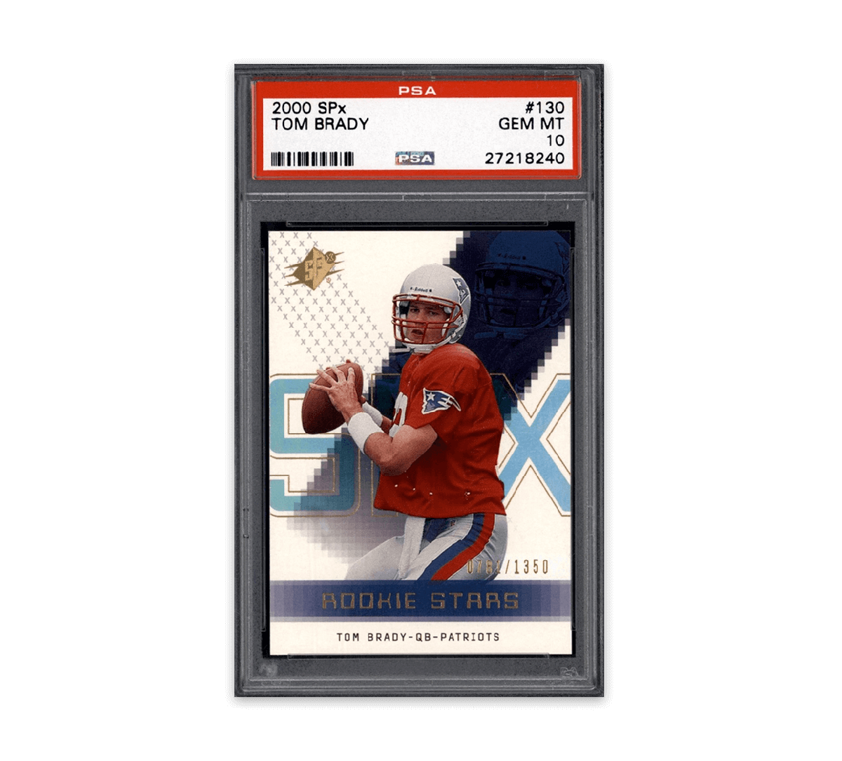 2000 SPX Tom Brady #130 - 1/113 (PSA 10) Image