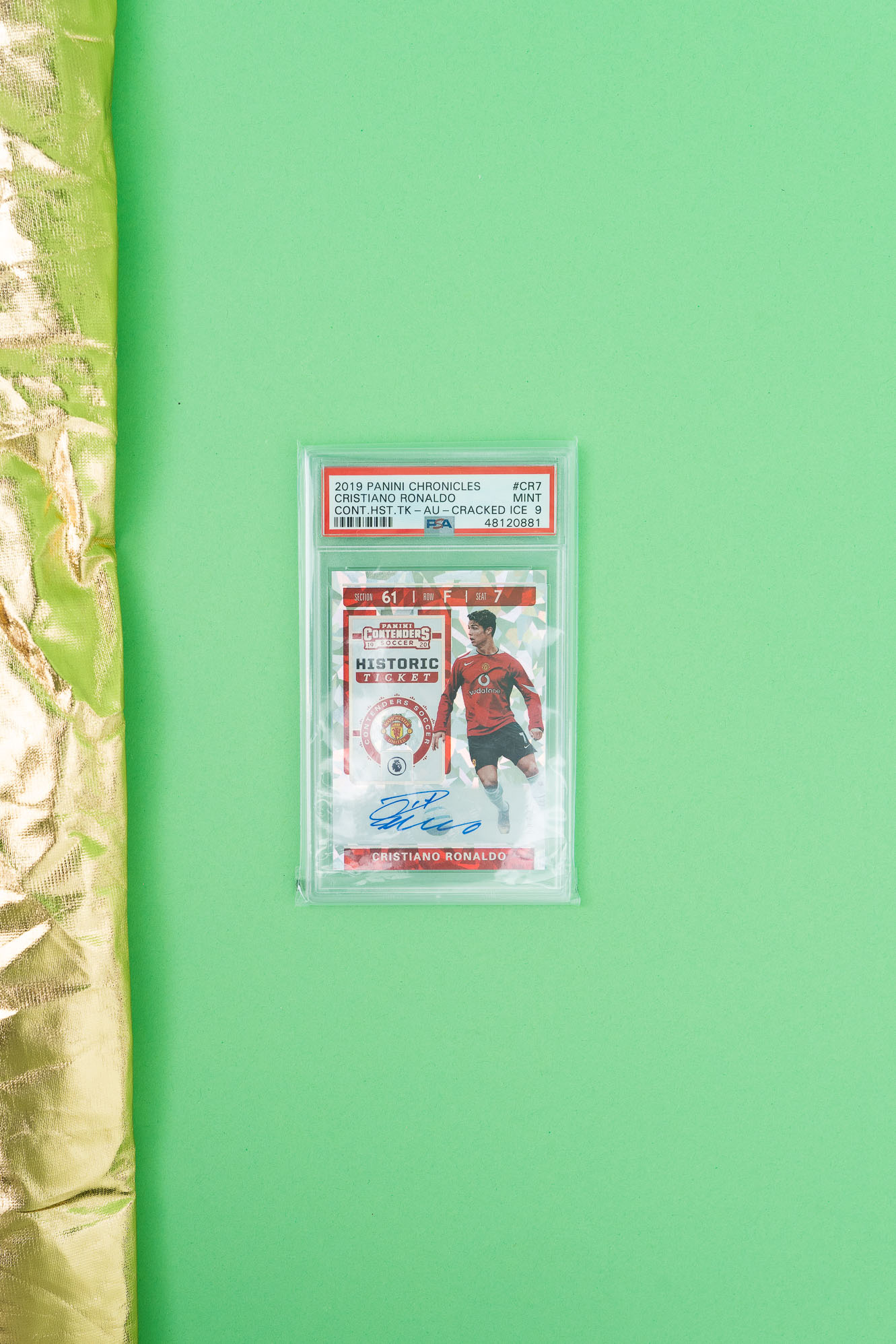 Cristiano Ronaldo Cracked ICE - Signiert