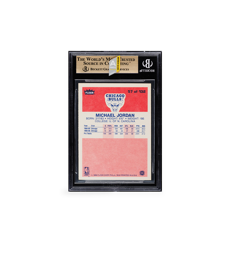 1986 Fleer Michael Jordan Rookie Card #57: Eine zeitlose