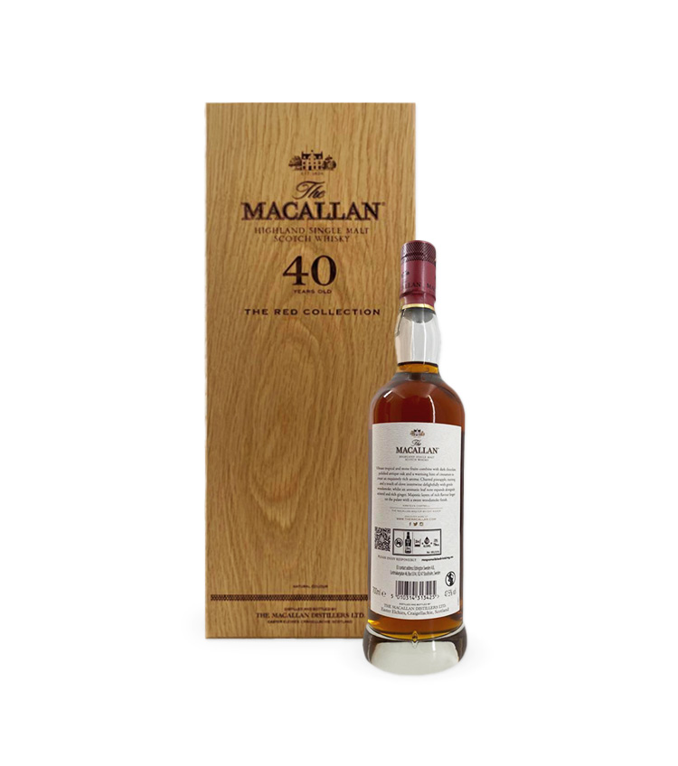 The Macallan - 40 Year Old Red Collection: A Timeless Investment