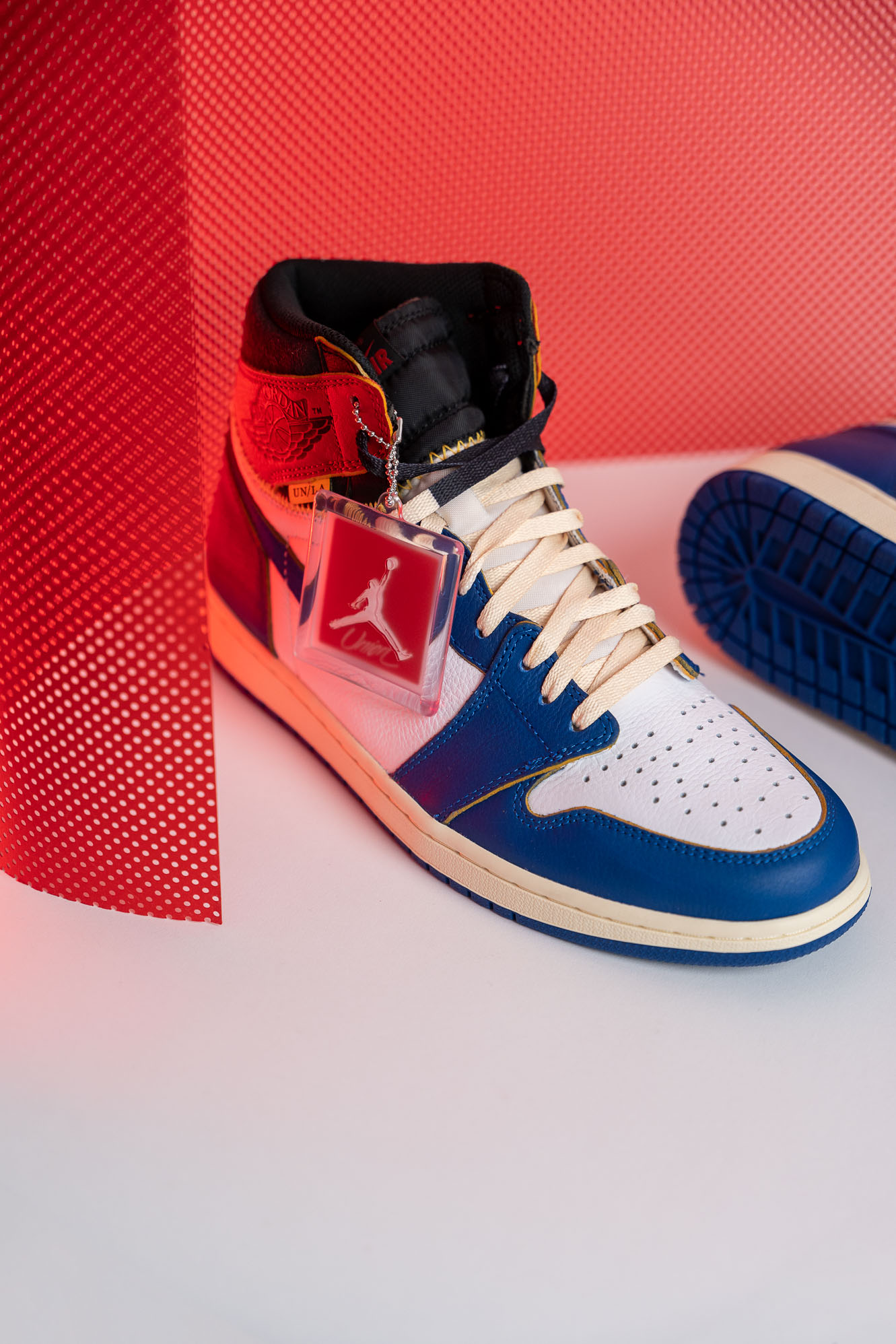 Nike AJ1 High Union L.A. 'Blue Toe'
