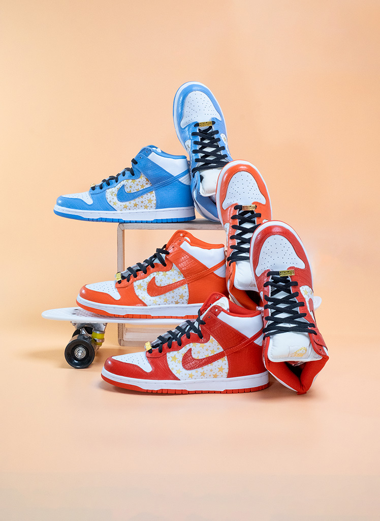 Nike SB Dunk High Pro Supreme Collection Overview Leiter