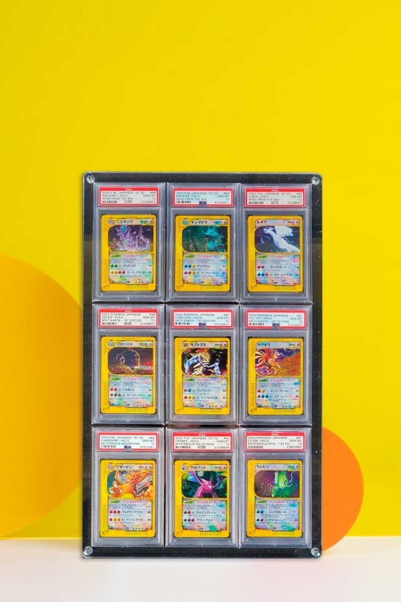 2002 Pokémon JP 1st Dd.Crystal Holo Set