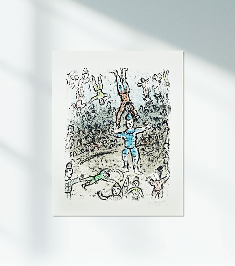 Marc Chagall - Acrobats, 1984: A Timeless Investment | Timeless