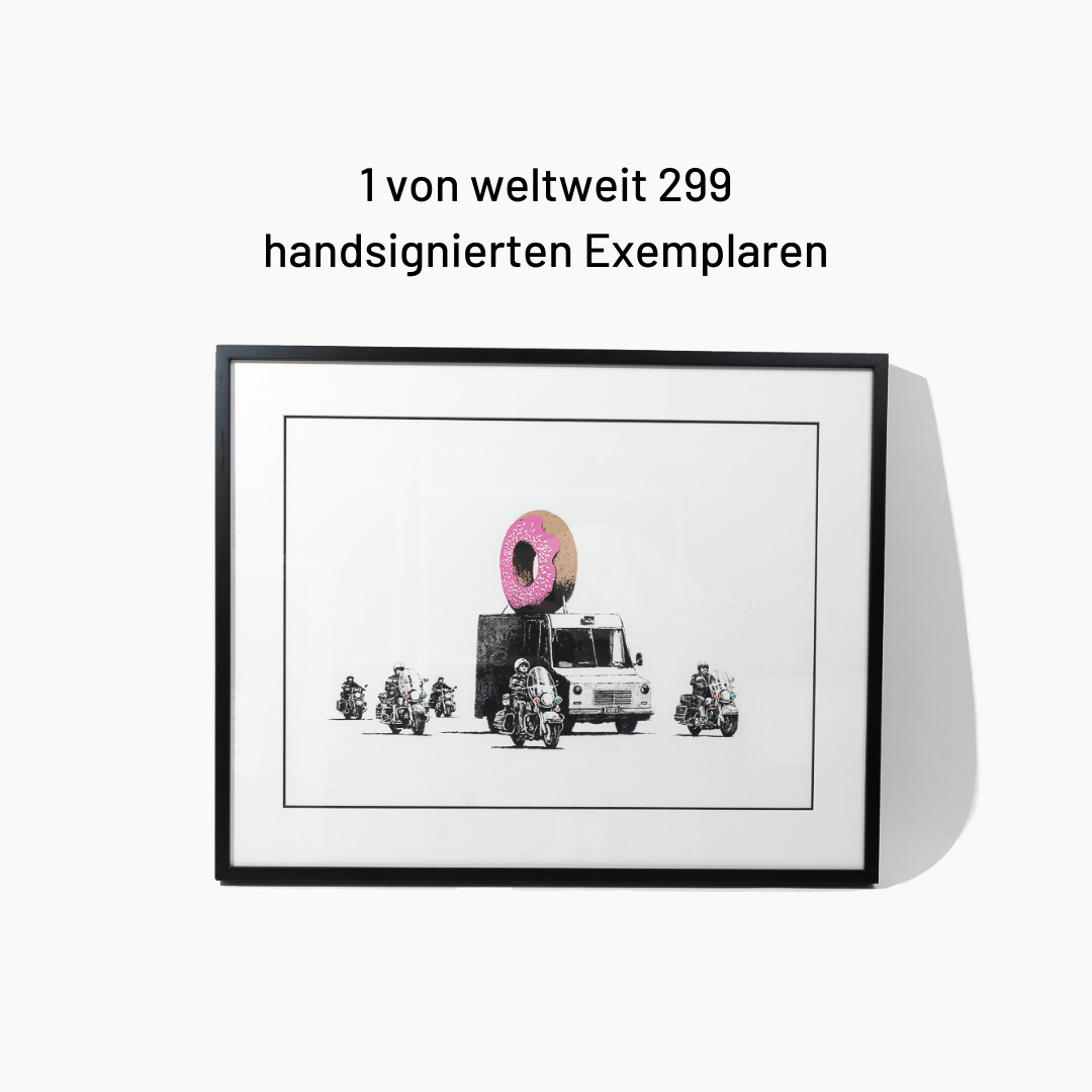 BANKSY Donuts signiert - 1/299: A Timeless Investment